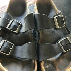 Black Leather Birkenstock
